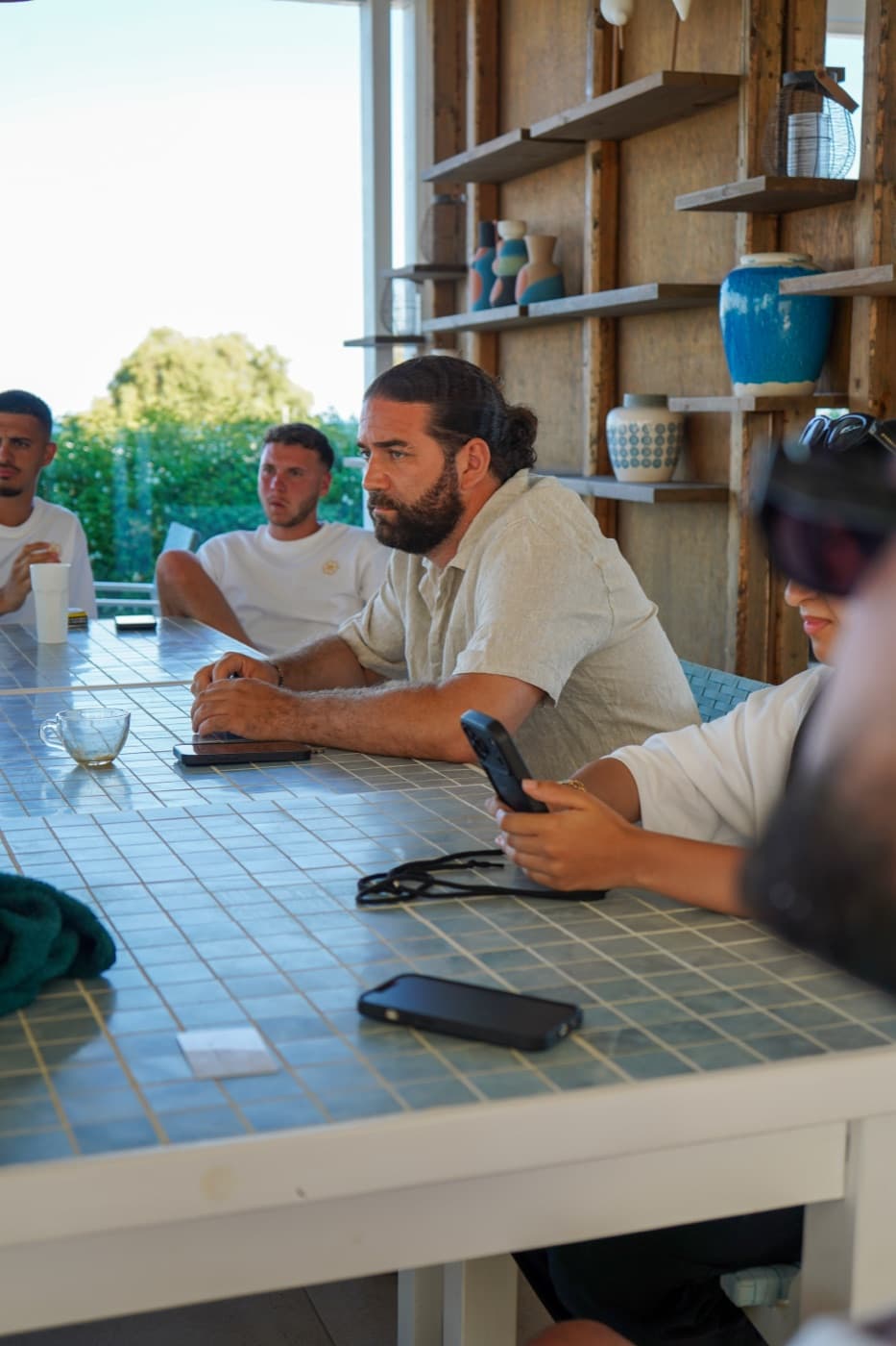 Séminaire du réseau : échanges entre franchisés en terrasse